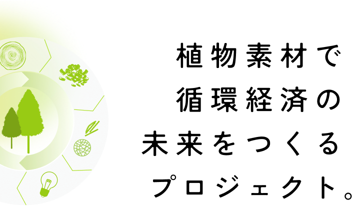 植物素材で循環経済の未来をつくるプロジェクト。